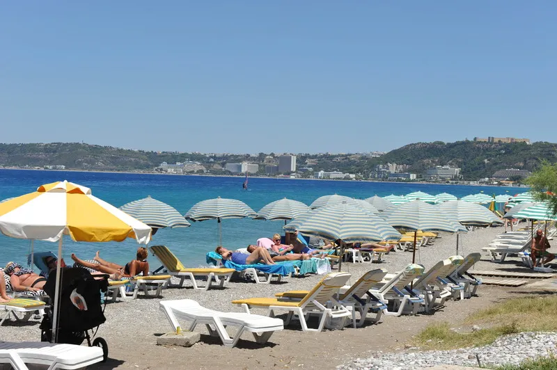 Beach, Heleni Beach Hotel, Rhodes