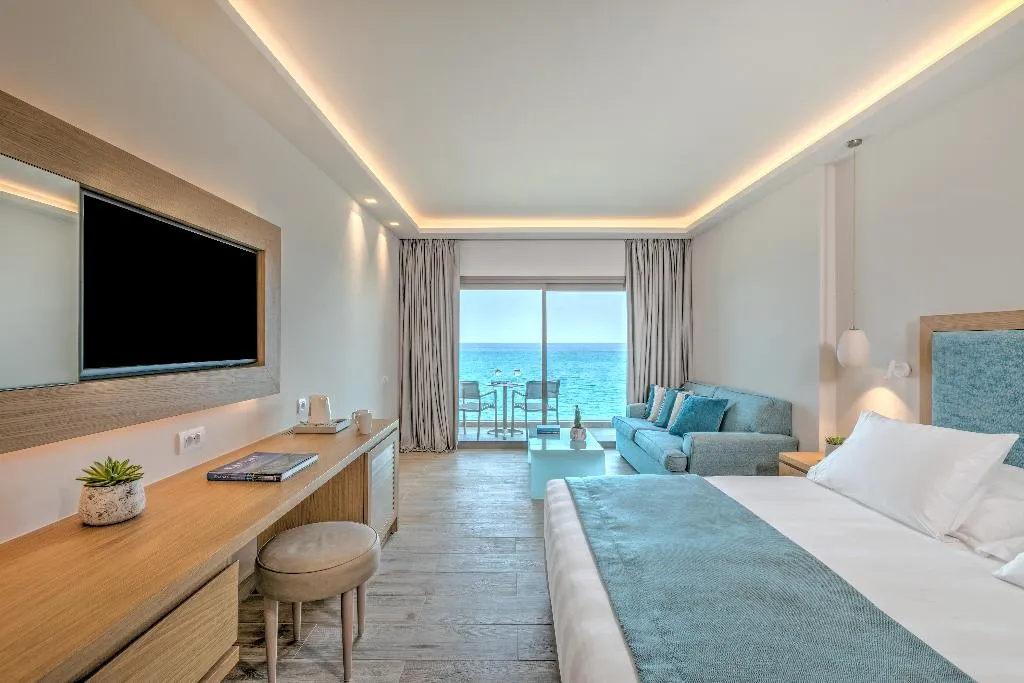 JUNIOR SUITE SEA FRONT Room, Amada Colossos Ultra All Inclusive Resort, Rhodes