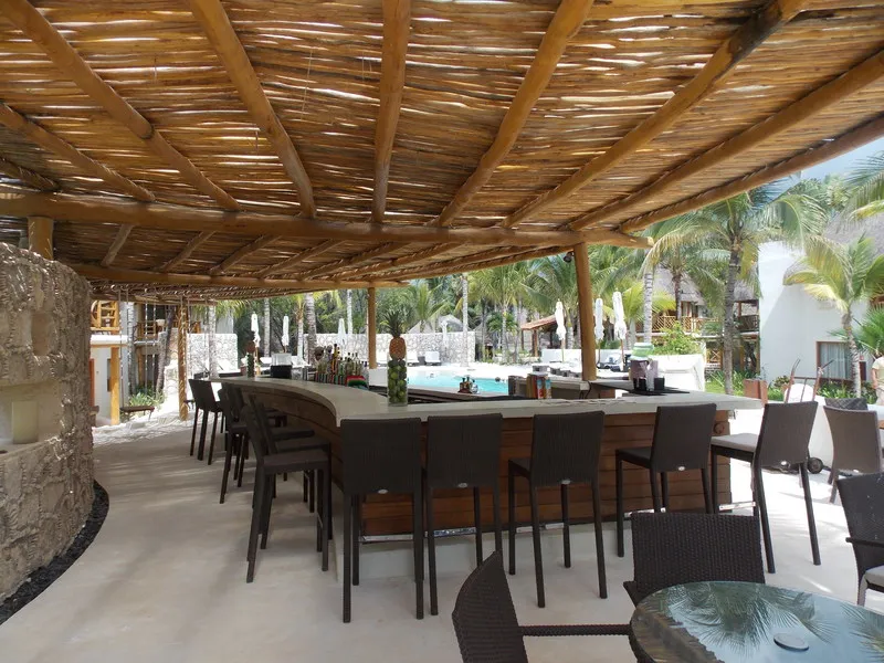 Bar, Mahekal Beach Resort & Spa, Playa Del Carmen