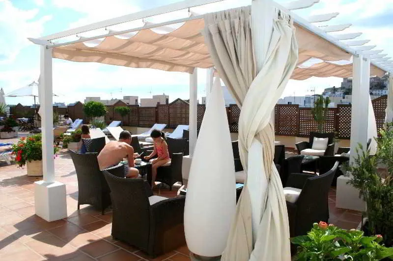Terrace, Royal Plaza, Ibiza