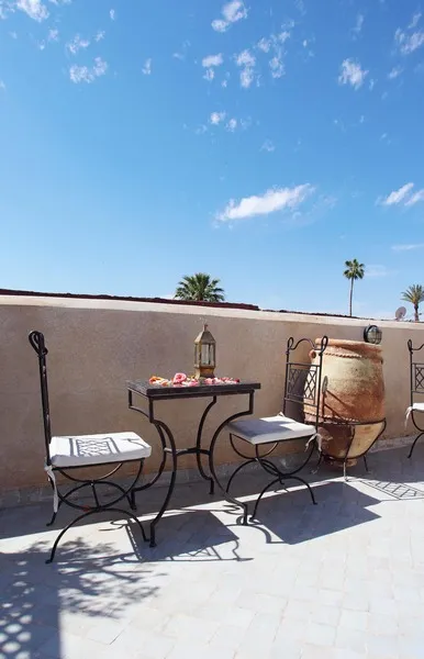 Terrace, Riad White Flowers, Marrakech