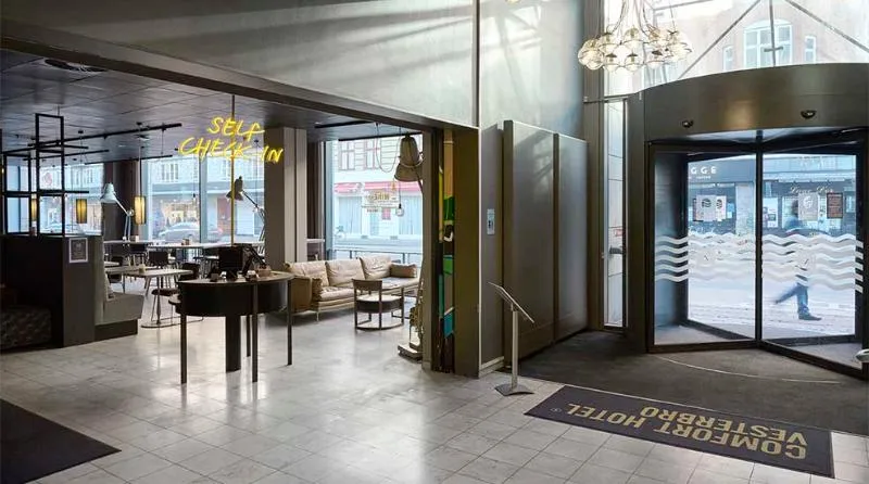 Lobby, Comfort Hotel Vesterbro, Copenhagen