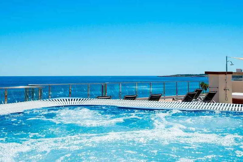 Terrace, Cap de Mar, Majorca