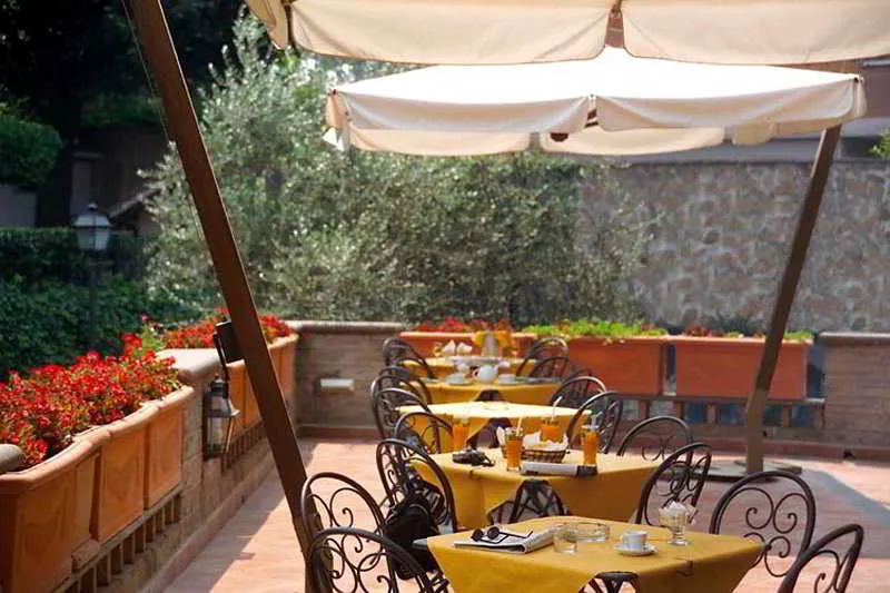 Terrace, Appia Park Hotel, Rome