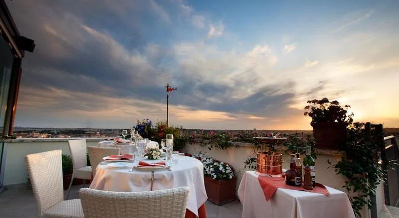 Restaurant, Bettoja Hotel Atlantico, Rome