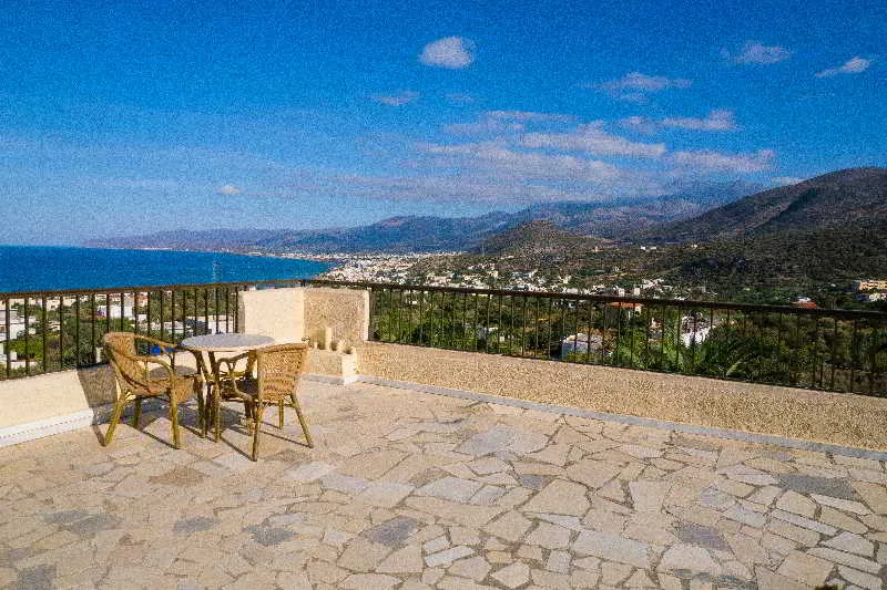 Terrace, Mariamare, Crete
