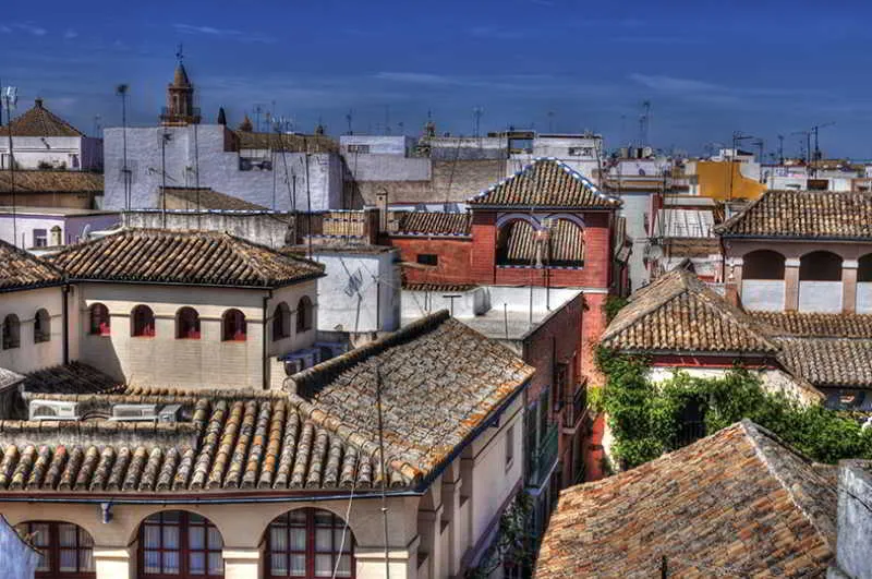 Terrace, Pension Perez Montilla, Seville