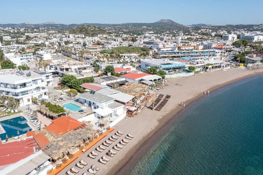 General view, Raffaello Beach, Rhodes