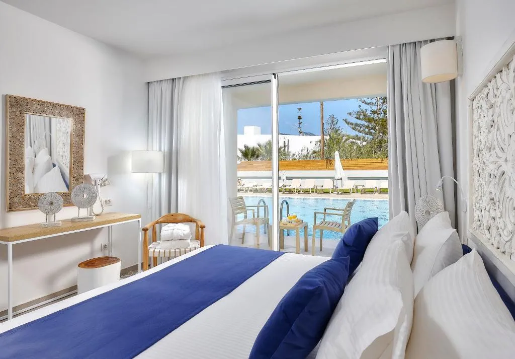 JUNIOR SUITE POOL VIEW Room, St Constantin Hotel, Crete