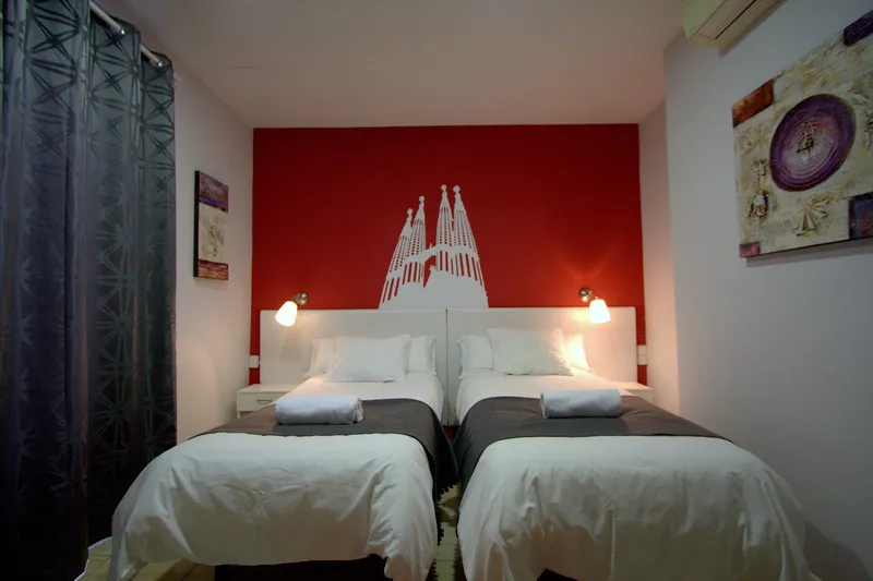 TWIN CAPACITY 2 Room, Artistic Hostel BCN, Barcelona