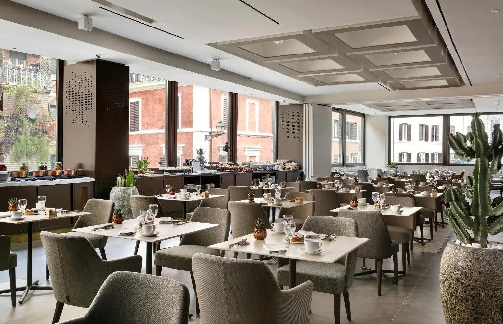 Restaurant, Grand Hotel Palatino, Rome