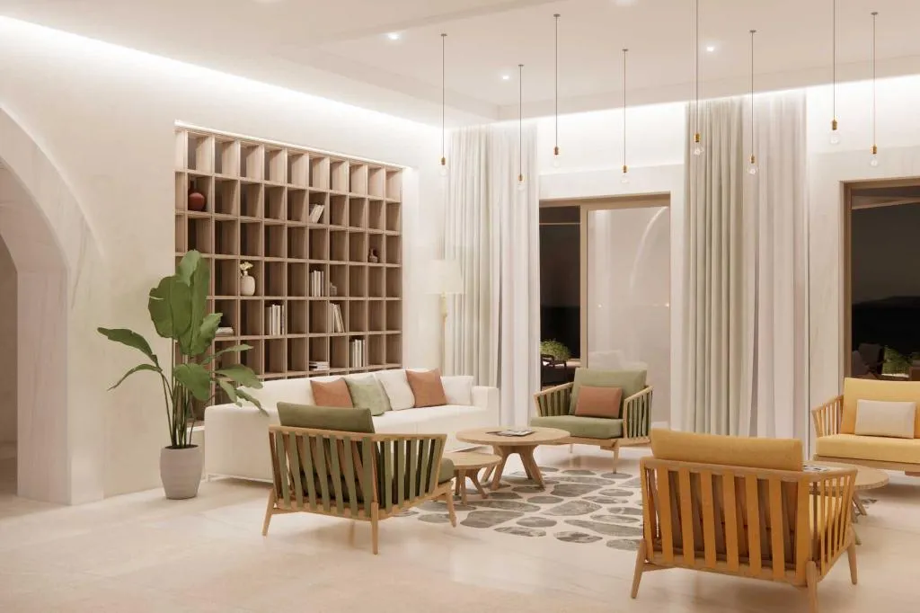 Lobby, Mythos beach Hotel, Rhodes