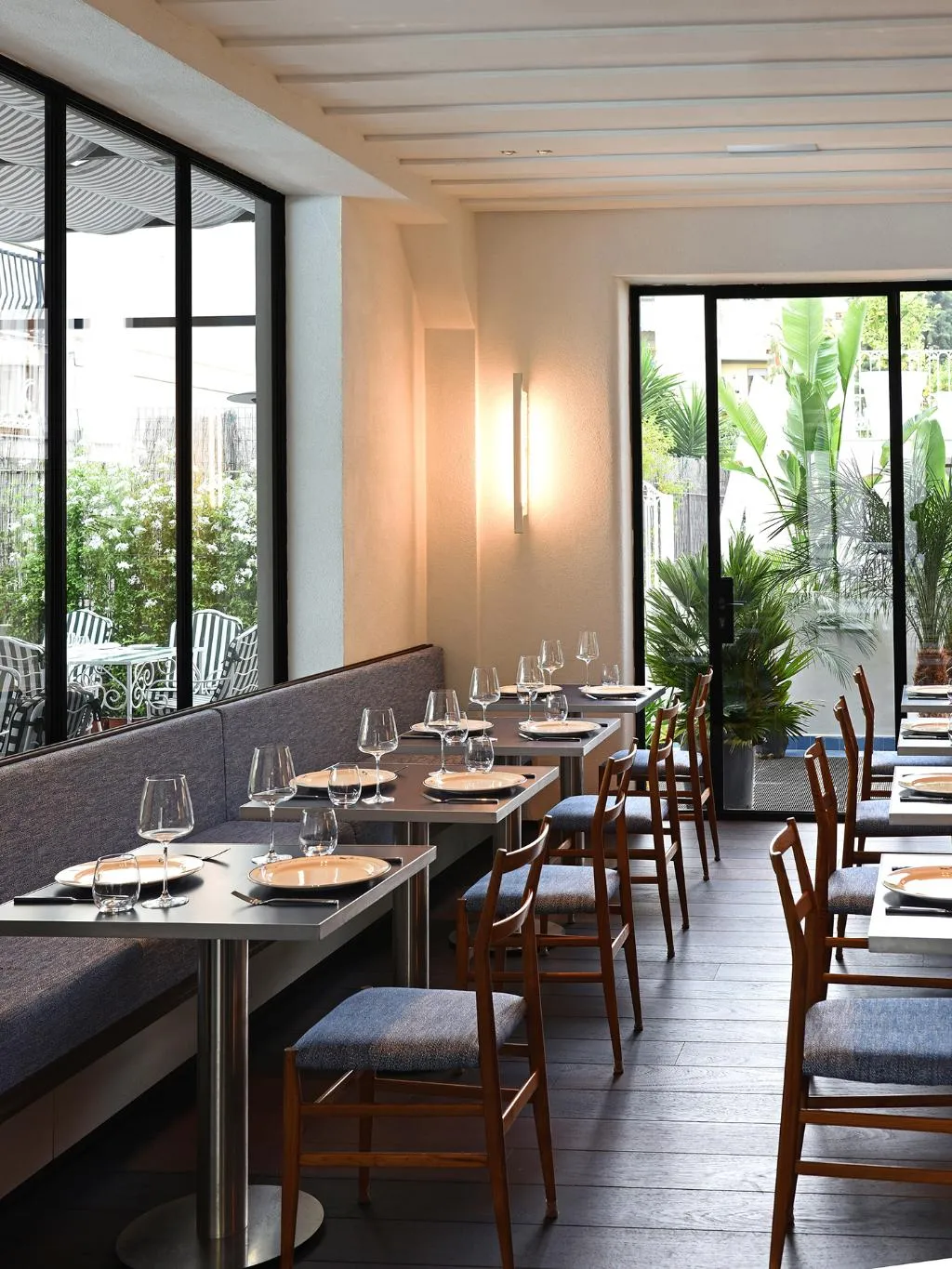 Restaurant, Grand Hotel Flora, Naples