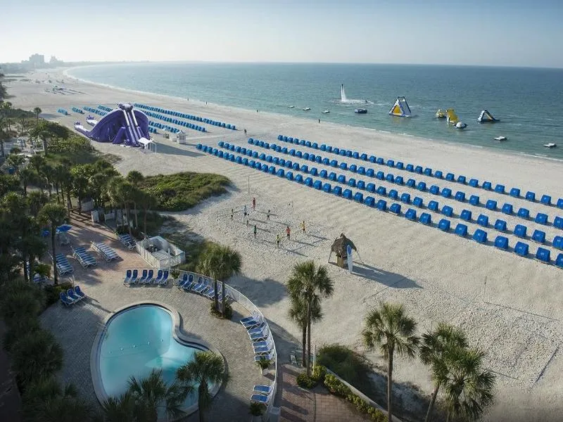 Beach, Island Grand at TradeWinds, St Petersburg, Florida