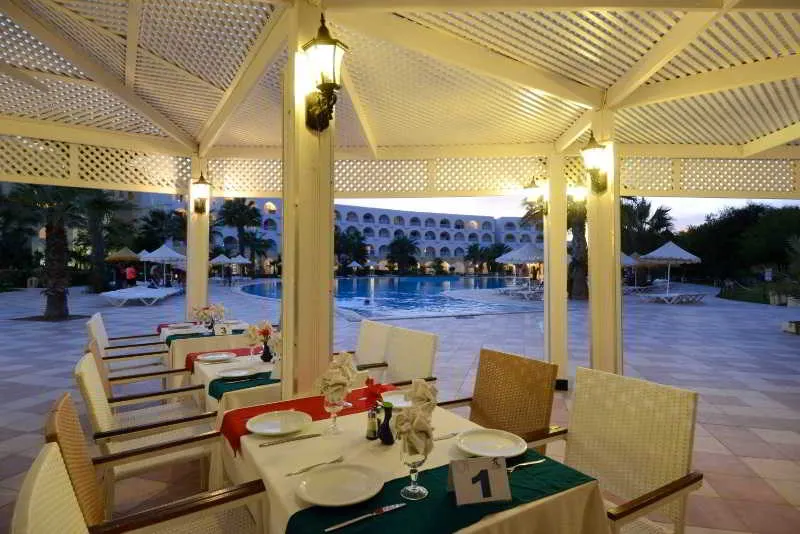Terrace, Sidi Mansour Resort & Spa, Tunisia