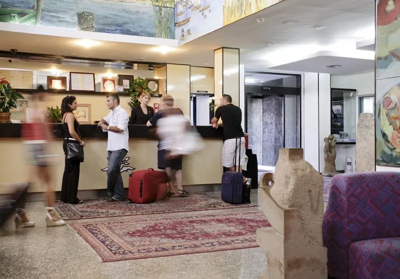 Lobby, Hotel Califfo, Cagliari