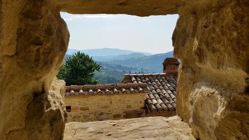 General view, Castello di Giomici, Perugia