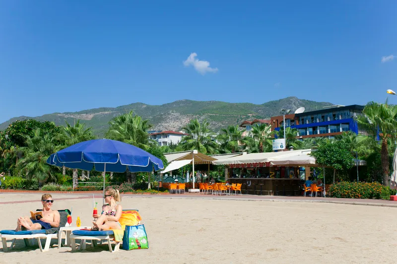 Beach, Gardenia Hotel, Antalya