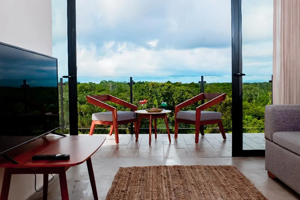 DOUBLE WITH TERRACE Room, Hotel Esplendor by Wyndham Tulum Nook, Cancun Area