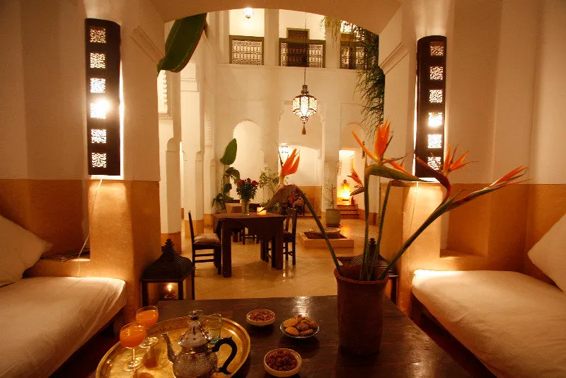 Lobby, Riad Swaka, Marrakech
