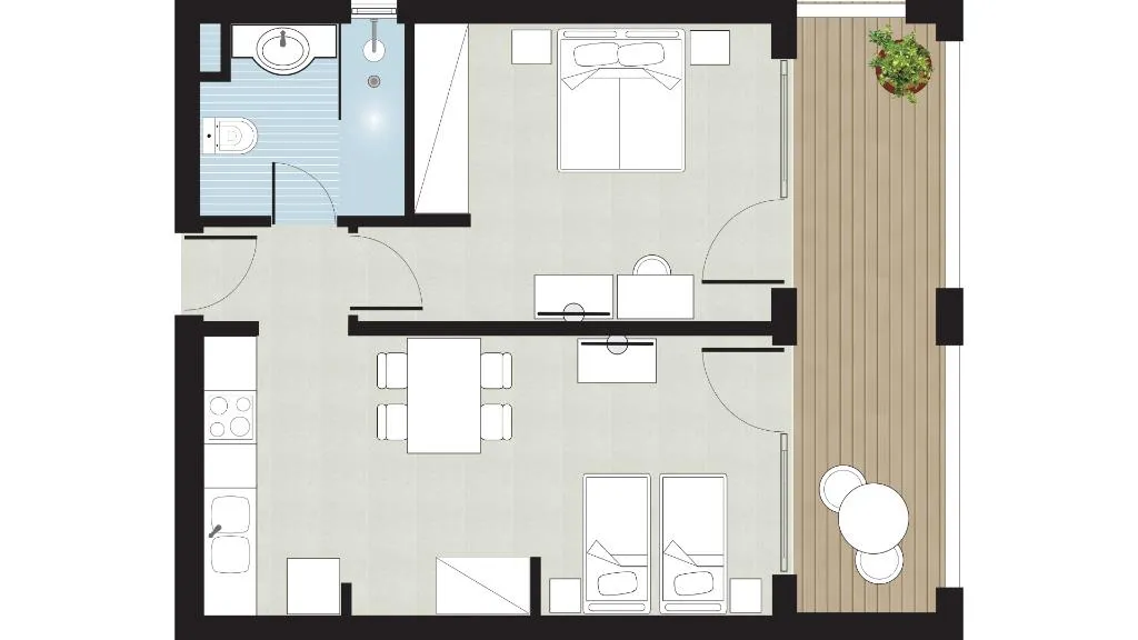 SUITE CAPACITY 4 Room, Grecotel Marine Palace & Aqua Park, Crete