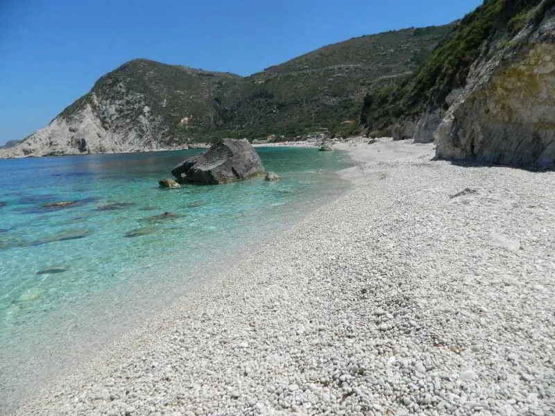 Beach, Petani Bay, Kefallinia