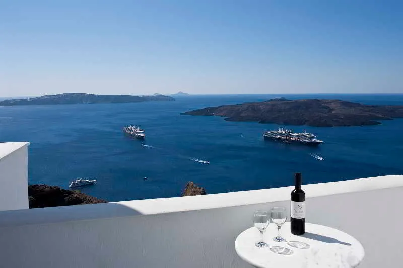 Terrace, Tzekos Villas, Santorini