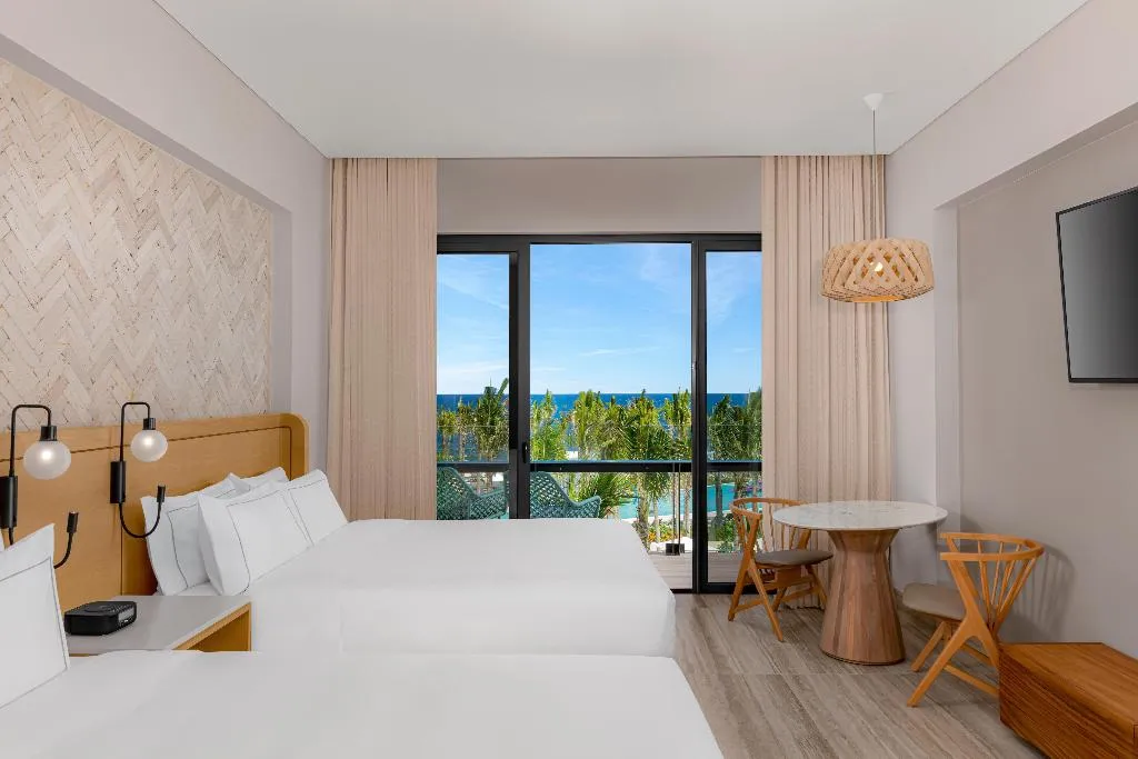 FAMILY ROOM OCEAN VIEW TWO QUEEN BEDS Room, Hilton Tulum Riviera Maya All-Inclusive Resort, Cancun Area