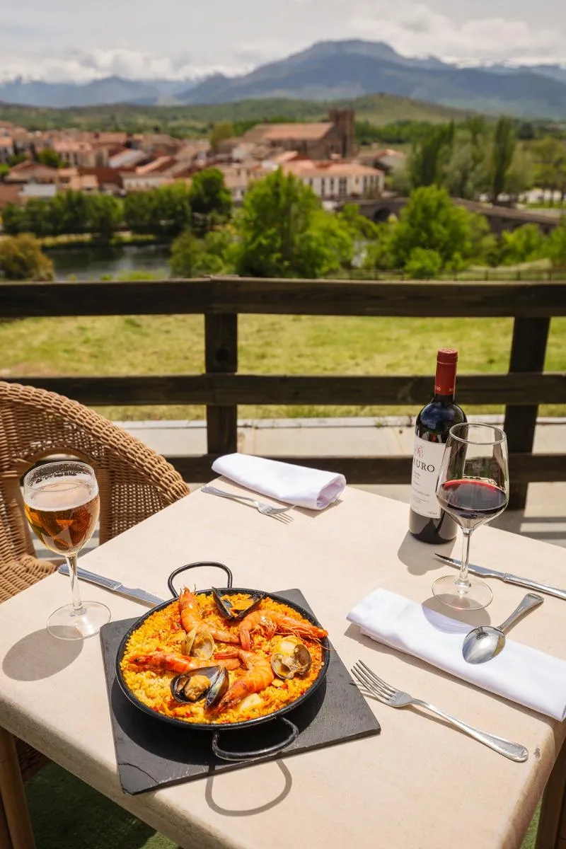 Terrace, Hotel Mirador De Gredos, Madrid