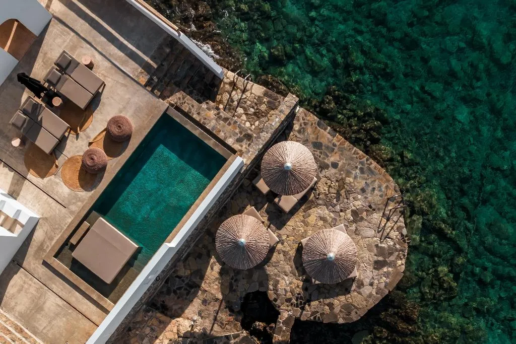 Beach, Minos Beach Art Hotel, a Member of Design Hotels, Crete
