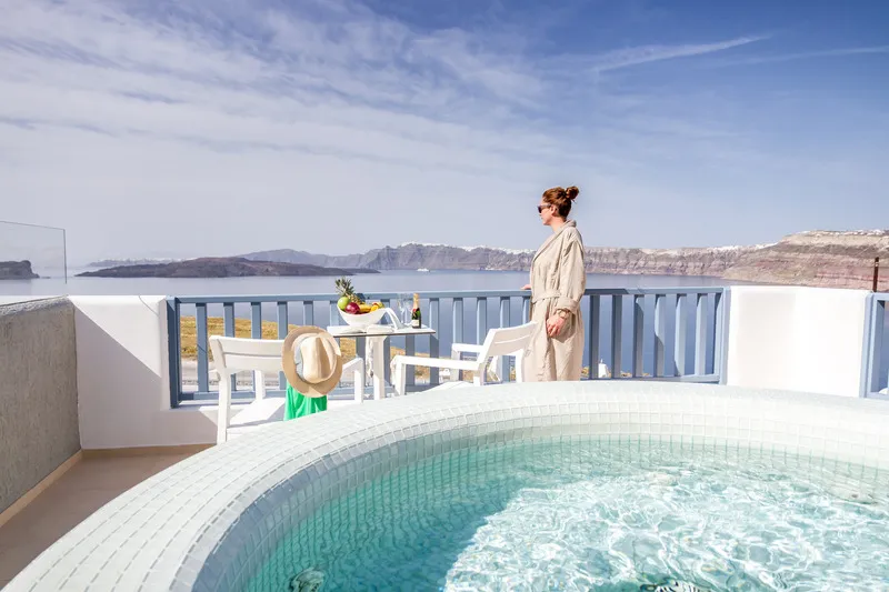 SUITE DELUXE Room, Acroterra Rosa Luxury Suites & Spa, Santorini