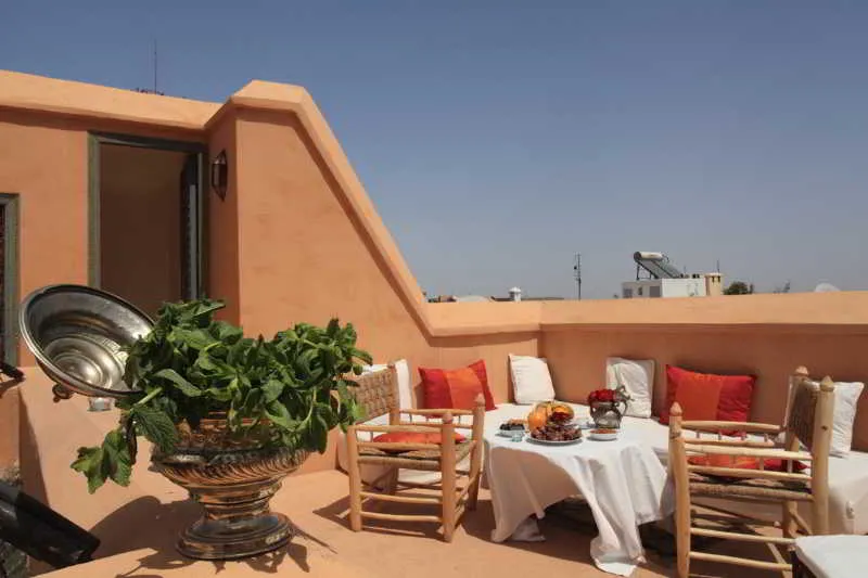 Terrace, Riad Dar Aicha, Marrakech