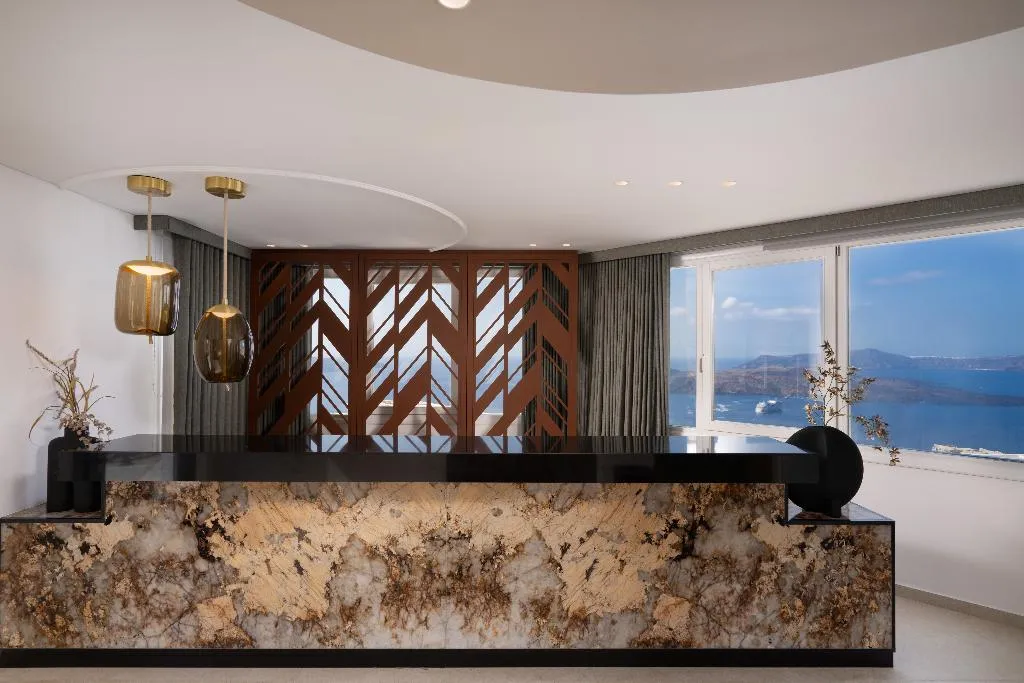 Lobby, Volcano View Hotel, Santorini