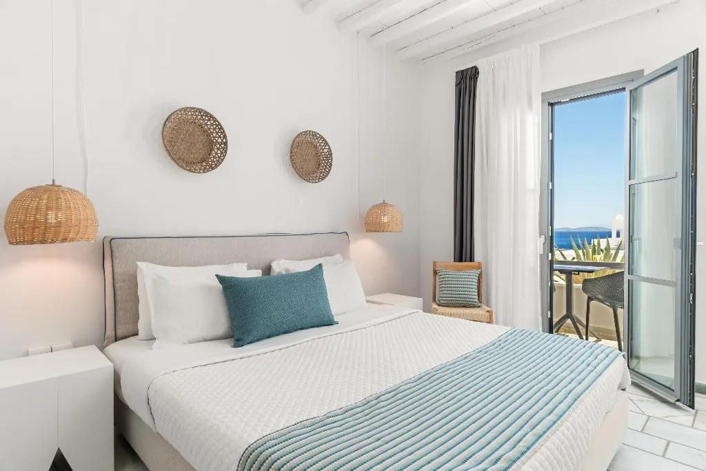 Double or Twin SUPERIOR SEA VIEW Room, Mr & Mrs White Tinos, Mykonos