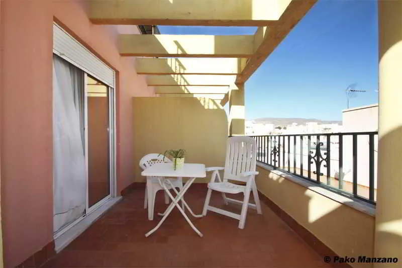 Terrace, Hotel Sevilla, Costa Almeria