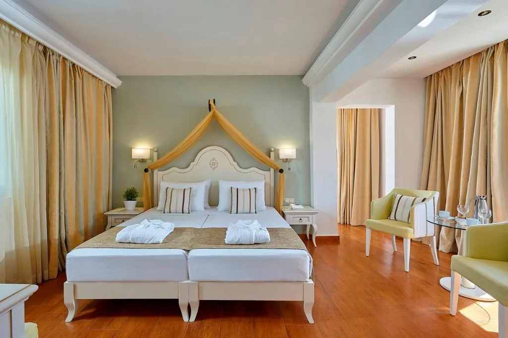 JUNIOR SUITE GARDEN VIEW Room, Alexander Beach Hotel & Village Resort, Crete