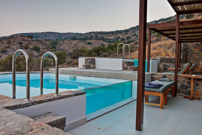 JUNIOR SUITE DELUXE WITH PRIVATE POOL Room, Royal Marmin Bay Boutique & Art Hotel, Crete