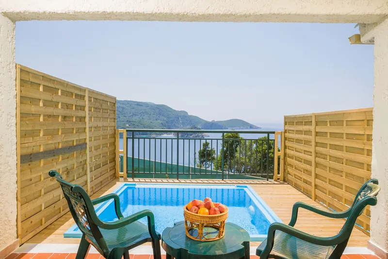 BUNGALOW SUPERIOR WITH PRIVATE POOL Room, Paleokastritsa Palace Adults Only, Corfu