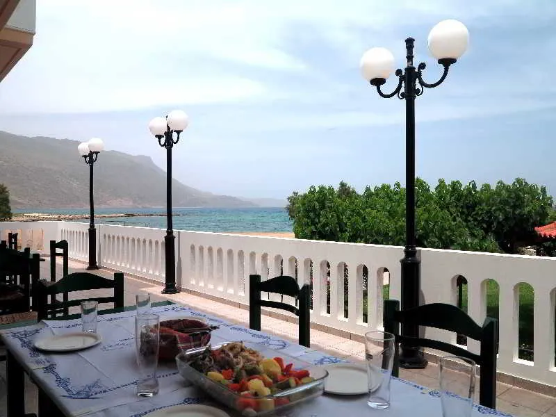 Restaurant, Gramvoussa Bay, Crete