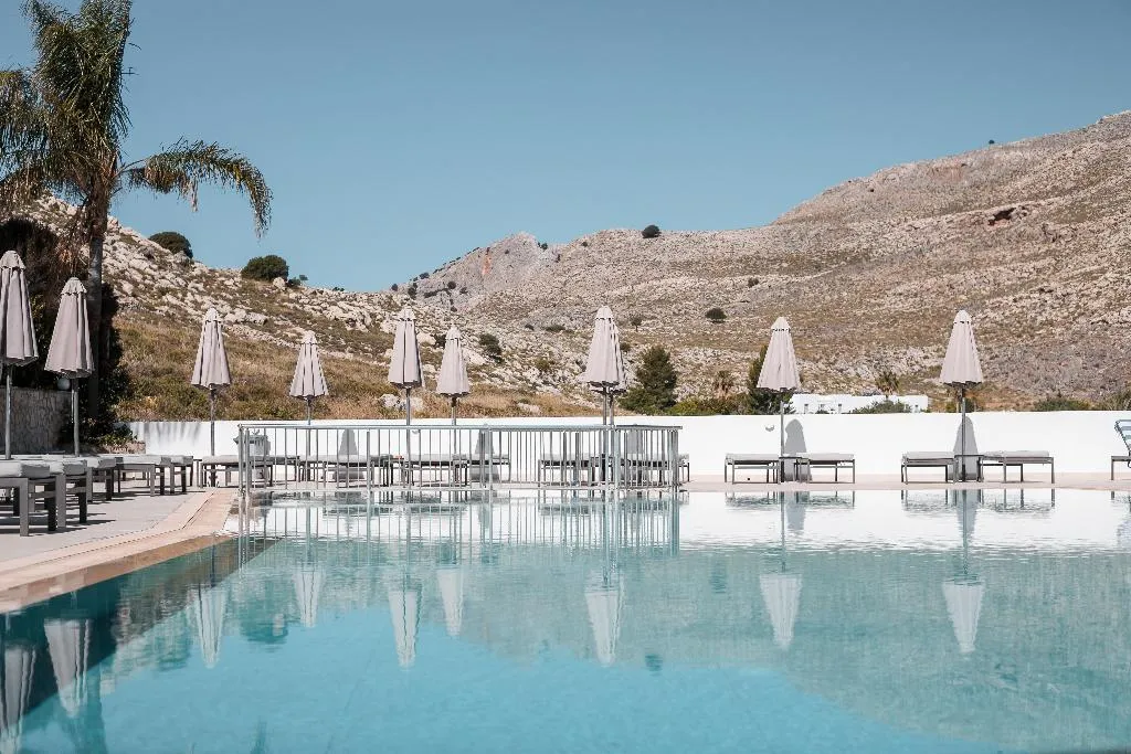 Pool, Lindian Myth Sea View Studios, Rhodes