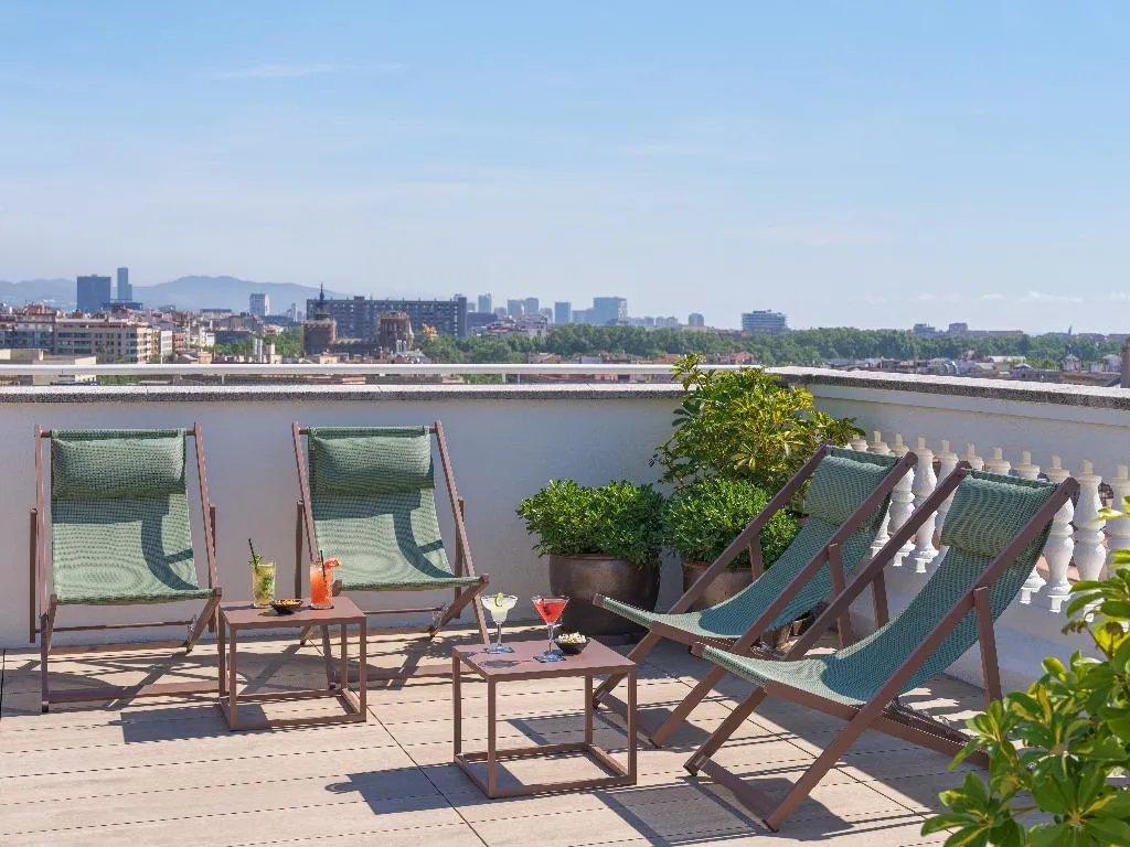 Terrace, H10 Montcada Boutique Hotel, Barcelona
