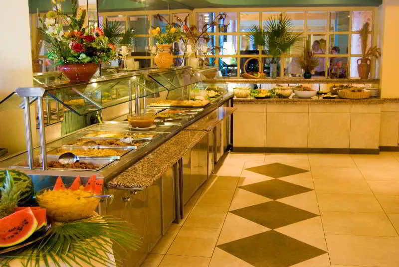 Restaurant, Potamaki Beach Hotel, Corfu