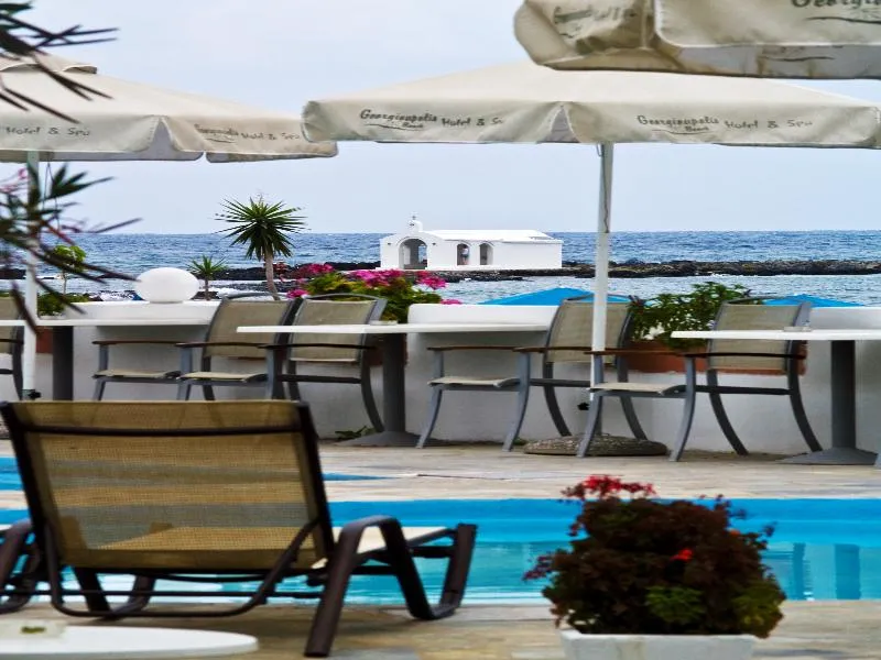 Terrace, Georgioupolis Beach Hotel, Crete