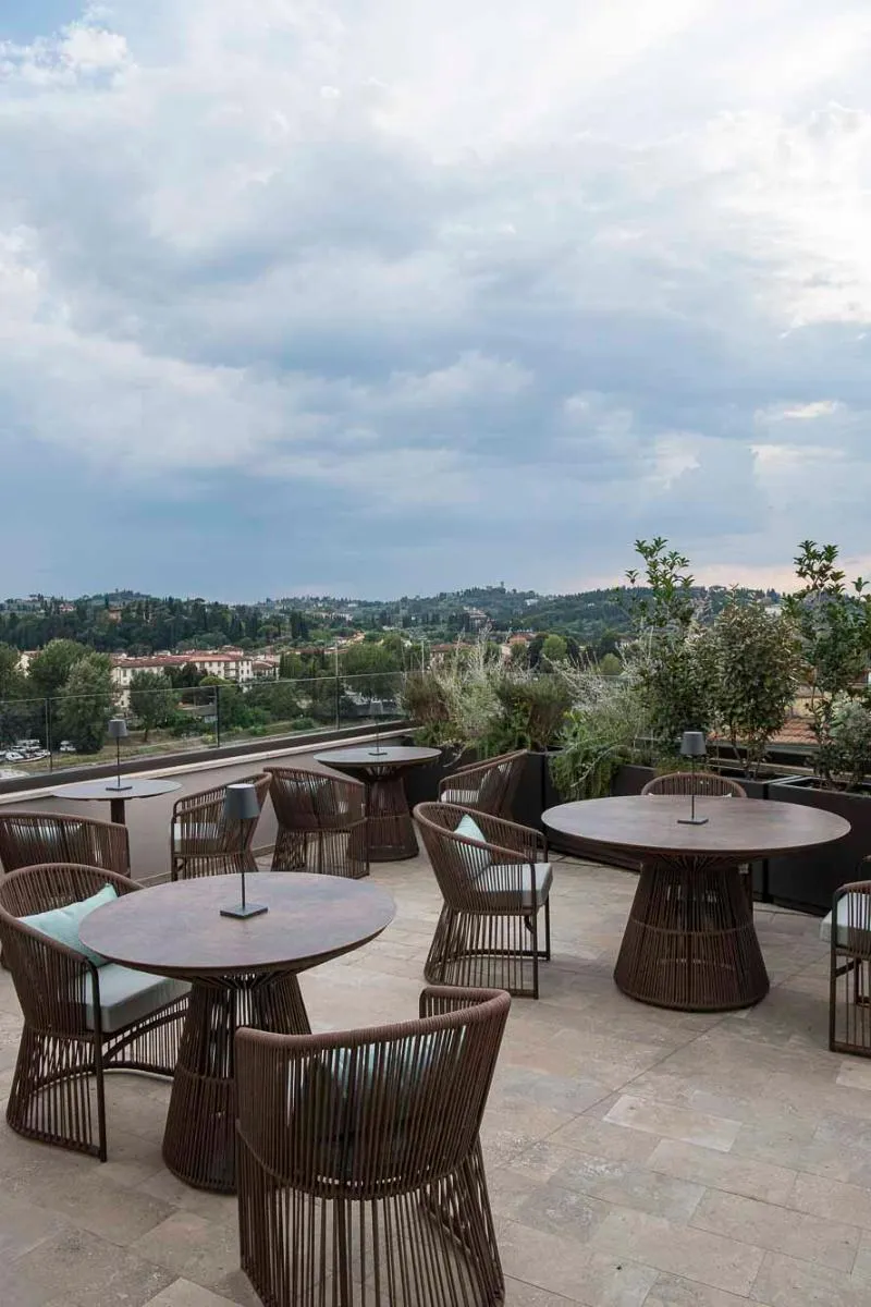Terrace, Columbus Urban Resort, Florence