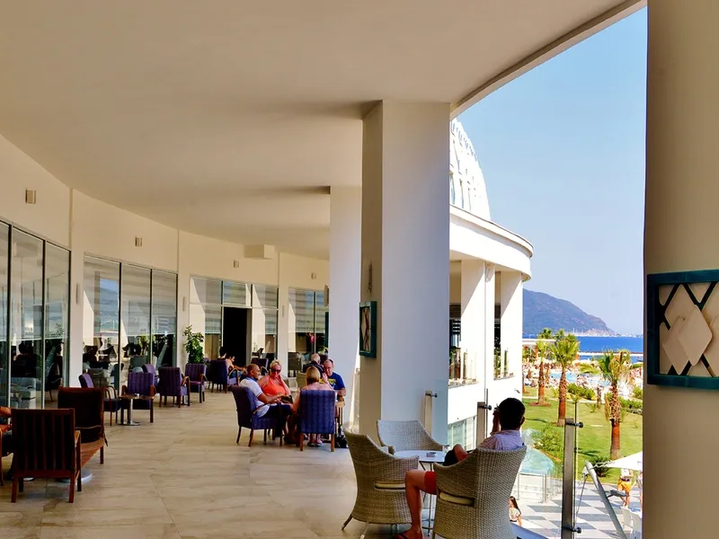 Terrace, Green Nature Diamond Hotel, Dalaman