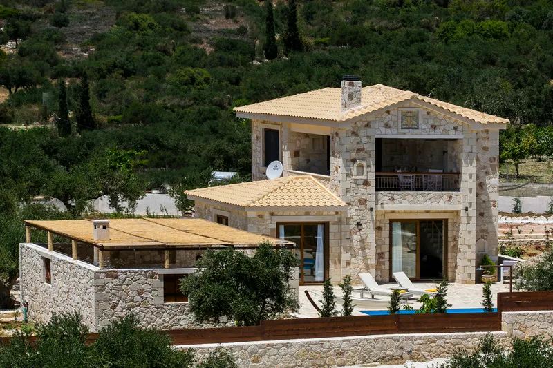 General view, Villa Ydria, Kefallinia