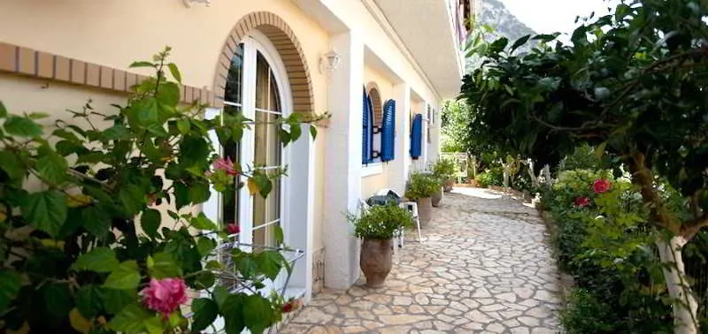 Terrace, Sebastians Family Hotel, Corfu