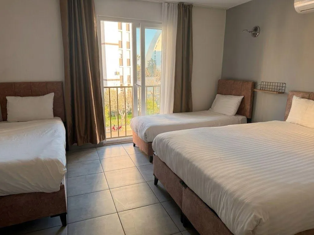 FAMILY ROOM TWO DOUBLE BEDS Room, Babil Hotel, Antalya