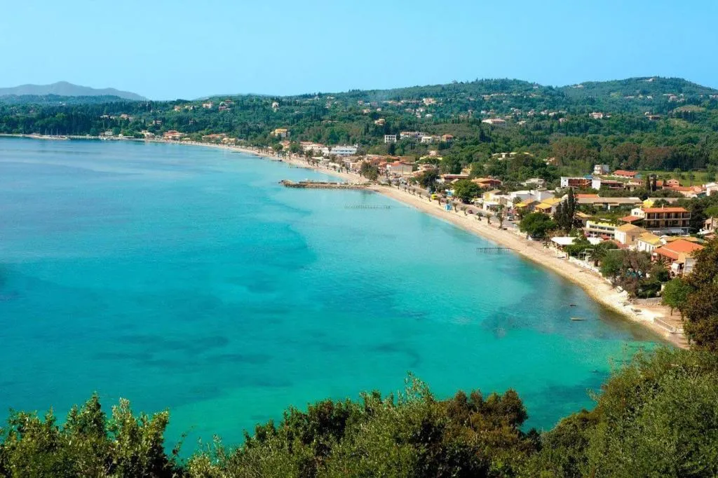 Beach, Margarita Apartments, Corfu
