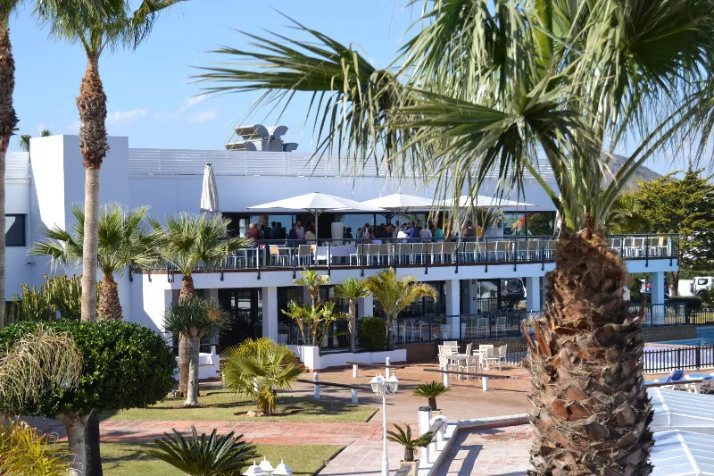 Terrace, Parador de Mojacar, Costa Almeria